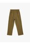 Women'S Khaki Carrot Pants - 2