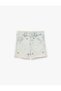Baby Girl'S Light Indigo Baby Girl'S Shorts