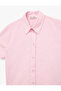 Women'S Pink Short Sleeve Shirt - 3