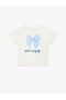 Baby Girl'S Ecru Baby Girl'S Tshirt Ss