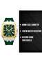 Men's Analog Green Dial Watch - HNG1033.275 - 5