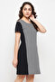Sassy Stripes Short Night Dress in Black - 100% Cotton - 3