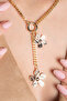 Design Flower Necklace / Gold Plated Lotus Necklace - 3