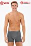 38 Men's Premium Smoked Modal Cotton Lycra Anti-Sweat Comfortable Classic Boxer - 2