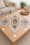 طقم ممر طاولة تابستري Monarch من 3 قطع، المقاسات: قطعة 35×85 وقطعتان 35×45