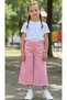 Wide Leg Capri Length Gabardine Trousers