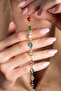 Colorful Zircon Stone Energy Bracelet / Gold Bracelet - 2