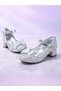 ✨ Glittery Girls' Party & Birthday & Holiday Evening Dress Half Heel Shoes