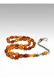 Tea Fossil Powder Amber Prayer Beads