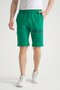 Premium Men's Shorts with Light Print Detail, Zipper Pocket Detail, Regular Fit