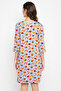 Bee Print Button Down Short Night Dress in Lilac - 100% Cotton - 4
