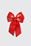 Girl's Ribbon Detailed Red Buckle