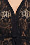 Chic Basic Sheer Robe in Black - Lace - 6