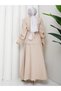 Balloon Sleeve Shirt & Skirt Islamic Clothing Set Rc9021 - 9