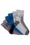 Derbili Cool 3-Piece Men's Socks for Ages 3-11 - Standard for 3-4 Years Old - 4