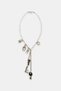 Lwa Key and Padlock Design Necklace - 3