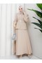 Balloon Sleeve Shirt & Skirt Islamic Clothing Set Rc9021