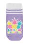 Hello Summer 3-Pack Girls' Booties Socks for Ages 2-12 - Standard for 8-9 Years Old - 5