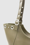 Forlin Adjustable Strap Metal Ring Detailed Shoulder Bag Khaki - 5
