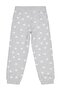 Heart Printed Sweatpants for 6-9 Years Old - Gray 7-8 Years Old - 2