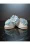 Blue Floral Maternity Crown Slippers Set - 3