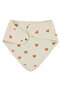 Heart - Giraffe Patterned Baby Bib - Elephant Tooth - 4