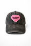Vintage Look Denim Hat with Embroidery - Unisex Casual Baseball Cap