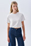 Women's Off-White Crew Neck T-Shirt