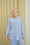 Women's Trouser Suit Light Blue - 3