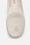 Nerdas Women's Genuine Leather Casual Shoes - Ecru - 5
