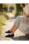 Pointed Toe Knitwear Daily Home and Outdoor Women's Flat Shoes - 3