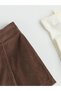 Brown Elastic Waist Baby Girl Shorts, Skirt and Pantyhose (S6) - 4