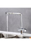 Kitchen Sink Faucet Dual Flow Water Purification Outlet Spiral 2-Function Sprinkler 7 Years Warranty Imported Chrome Color - 2