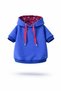 Big Breed Vera Paws Stay Pawsitive Dog Hoodie Sweatshirt - Blue, Printed, Winter Dog Clothing - 6