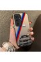 Samsung Galaxy S24 Plus Compatible Silicone Bmw Patterned Edge Hard Back Anti-Fall Phone Case - 2