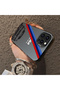iPhone 14 Pro Max Compatible Silicone Bmw Patterned Edge Hard Back Anti-Fall Phone Case - 3