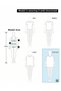 white short sleeve crew neck cropped oversized lace detail hem t-shirt - 5
