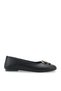 Vela Alma Women's Ballet Flats 0012603 Black Skin - 8