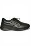 Y999255803 Black Genuine Leather Women's Sports Shoes Sneakers - 5