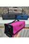 Canvas Openable 4 Compartment Pen Holder Makeup Bag - 3
