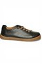 Y999364003 Black Genuine Leather Women's Sports Shoes Sneakers - 5
