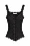 2051 Women's Lace Detail Blouse Black