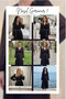 Women's Double-Breasted Collar Pleated Belted Midi Length Dress Black, Brown, Burgundy - 7