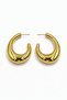Women's Yellow Color Steel Starfish Earrings - Modern Stylish Design - 3