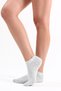 3 Pairs of Cotton Anti-Sweat Women's Socks, Breathable Soft Mesh Textured (Gray) - 2
