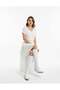 Women's Lamor White 7 cm Side Zipper Below the Knee Boots White