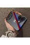 iPhone 16 Compatible Silicone Bmw Patterned Edge Hard Back Anti-Fall Phone Case - 3