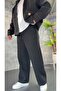 Imported Knitted Fabric Baggy Pants - 2