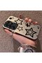 Samsung Galaxy S25 Ultra Compatible Silicone Edge Hard Back Anti-Fall Phone Case with Stars Pattern
