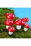 2cm-12pcs 12Pcs Foam Small Mushrooms, Mini Colorful Mushroom Micro Landscape Pot Landscape Props, Ch - 6